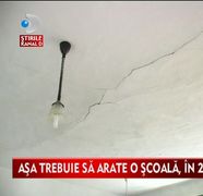 ATENTIE CADE SCOALA! Uite in ce conditii invata copiii nostri VIDEO